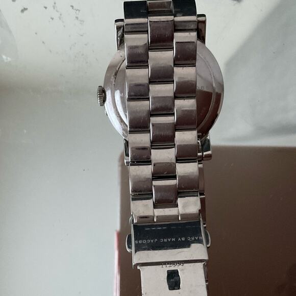 Marc Jacobs Amy White Dial Silver Stainless Steel Strap Watch - MBM3054 - Picture 9 of 10